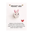 thumbnail image 1 of Cheapark English Encouragement Bunny Pocket Card Desktop Decorative with Inspirational Blessings for Home Office Spring Gift, 1 of 6