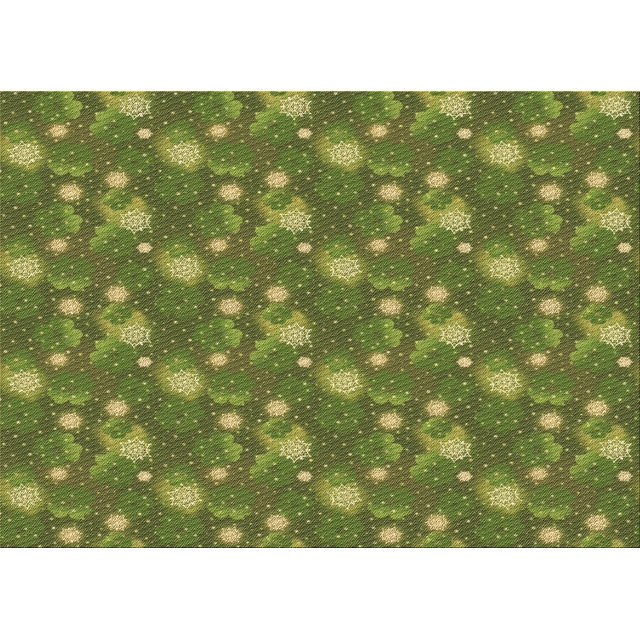 Ahgly Tapis Rectangulaire Lavable en Machine, Vert Pistache, 8 Pieds x 10 Pieds