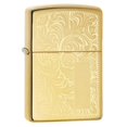 thumbnail image 2 of Zippo Venetian Lighter         High Polish Brass 352B, 2 of 2