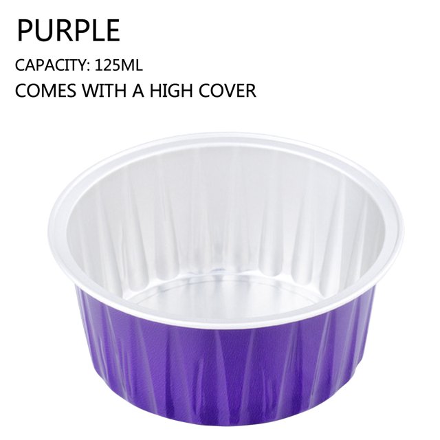 TIMIFIS Can Cover Kitchen Accessories Foil Cupcake Cups Round Cupcake Cups With Lid, Mini Cupcake Cups Kitchen Baking Cups 100 PC