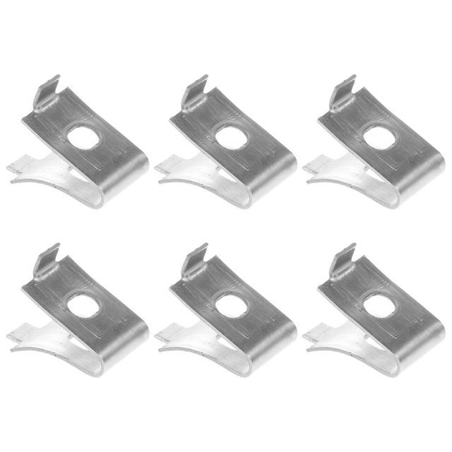 6 Pcs Pinces de Support d'Étagère Pinces de Support d'Étagère en Verre Accessoires d'Étagère d'Armoire