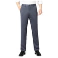 thumbnail image 1 of HNMKIU Men's Casual Trousers Loose Fit Straight Leg High Rise Comfortable Deep Pants for Everyday Wear, 1 of 4