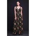 thumbnail image 4 of Bimba Robe Longue de Villégiature à Imprimé Floral pour Femmes, à Cordon, Bretelles Spaghetti, Tenue de Plage - Moyen, 4 of 6