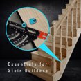 thumbnail image 3 of Mistaha Stair Gauge Set - Aluminum Alloy Build - Blue Color - 37 x 29 x 29mm - Lightweight - 2-Pack - Compact Packaging, 3 of 6