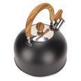 thumbnail image 3 of Bouilloire en Acier Inoxydable, Poignée Ergonomique Noire à Sifflement pour la Maison, 3 of 8