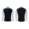 thumbnail image 2 of TOPTIE Men's 100% Cotton Knit Sweater Vest, V Neck, 2 of 9