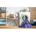 thumbnail image 2 of Ahgly Tapis Rectangulaire Lavable en Machine Intérieur Transitionnel Mimosa Violet, 2 Pieds x 3 Pieds, 2 of 7