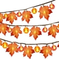 thumbnail image 3 of LED Light String Halloween Yard Decoration Lamp Thanksgiving Party Lighting  40 LED  6m  Flash  Leaf, 3 of 10