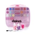 thumbnail image 1 of Claire's Club Girls' Lunchbox Makeup Set for Little Girls, Clear Case, Cute Gift, 1 of 1