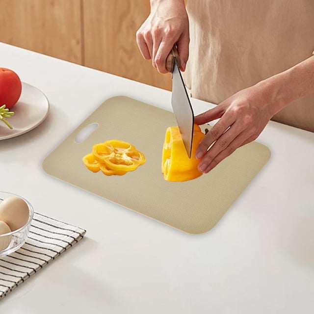 Multifunctional Kitchen Cutting Board Set, Three Sizes Available, Double-Sided and Dishwasher Safe, Raised Edges to Catch Juices, Durable Plastic Material, Ideal for Home Cooking and Chefs