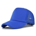 thumbnail image 1 of Mens and Womens Sponge Color Matching Simple Casual Peaked Cap Travel Holiday Sports Baseball Cap, 1 of 4