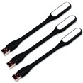 thumbnail image 2 of Lot de 3 Mini Lampes à DEL USB, Lumière USB pour Clavier d'Ordinateur Portable, Lumière de Lecture Flexible, Lumière à DEL Alimentée par USB, Lumière Portable pour Ordinateur Portable USB Noir, 2 of 6