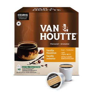 Van Houtte Noisettes de vanille, rôtis légers, pod-café K-Cup, 30 Nombre
