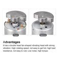 thumbnail image 4 of Unique Bargains Vibration Motor DC 12V 5000RPM Double Shaft Strong Vibrating DC Motor 2pcs, 4 of 5