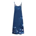 thumbnail image 4 of Ovzne Robes pour Femmes 2025 Robe Robes d'Été pour Femmes Imprimé Sans Manches Col Rond Robe Décontractée Longues Robes Robe pour Femmes Imprimée Liquidation, 4 of 5