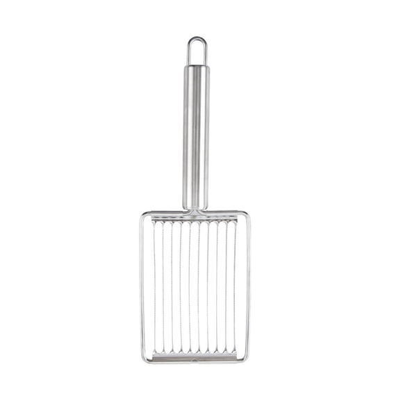 Tomato Slicer for Kitchen Use Stainless Steel Cutter Portable Handheld Thin Slicer for Egg Ham Fruit and Onion Chopper Ideal Cooking Gadget