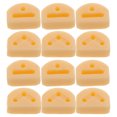 thumbnail image 1 of KAKOWELY 12 Pcs Plastic Guitar String Ties Bridge Beads 3 Holes Guitar String Bridgebeads Guitar String Fasteners For Acoustic Classical Guitar Nylon String Guitar Ukulele Beige, 1 of 5