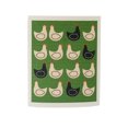 thumbnail image 1 of Kitchen Cleaning Cloth Bowls Washing Towel Dishes Wash Rag Kitchens Tools Household Absorbent Dish Cloths with Lovely Patterns Chicken, 1 of 7