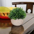 thumbnail image 3 of Artificial Plant Potted Lifelike Round Fake Greenery Plant Faux Plant Decoration, 3 of 10