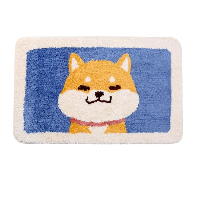 Tapis d'Intérieur Motif Dessin Animé 20x32 Pouces Imperméable Intérieur Extérieur
