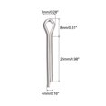 thumbnail image 2 of Unique Bargains Split Cotter Pin, 4x25mm Stainless Steel Clip Fastener Fitting Silver 30Pack, 2 of 5