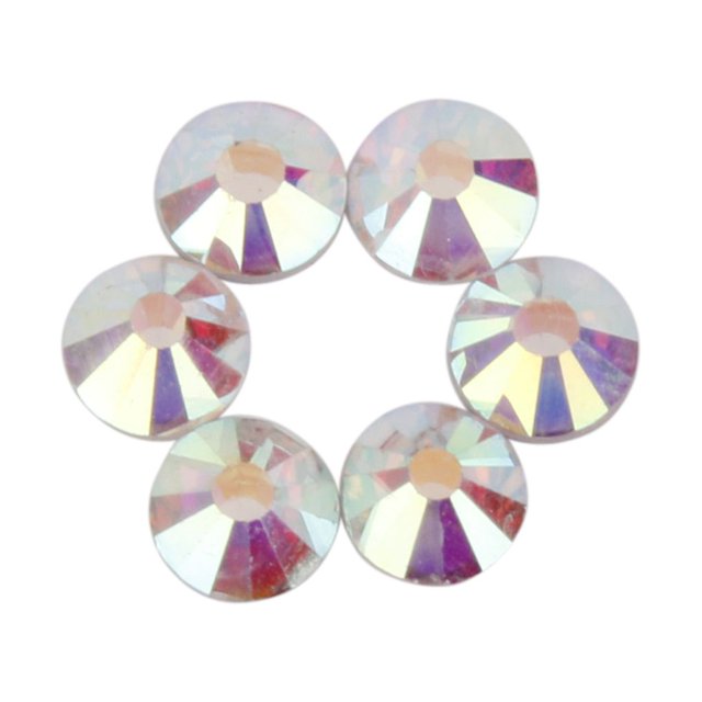 tredstone Strass à Dos Plat Rond en Cristal de Verre Blanc Scintillant SS16 1400 Pcs