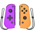 thumbnail image 1 of Wireless Custom Switch Joy Pad Controllers L/R Left and Right Remotes Compatible for Nintendo Switch（Purple Orange）, 1 of 7