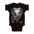 thumbnail image 1 of Toddlers Camo Tuxedo Bodysuit - Black - 6 Months, 1 of 1