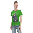thumbnail image 4 of Women's Basic Short Sleeve T-Shirt Demon Slayer: Shitou Wuichiro, 4 of 6