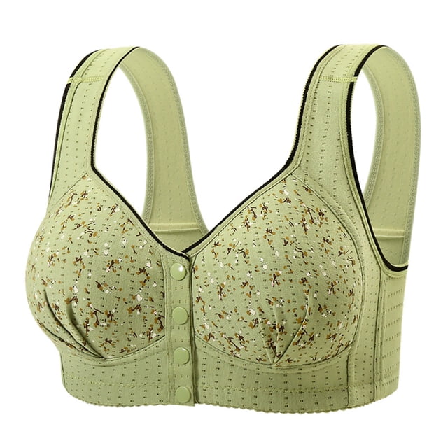 Seamless Front Close Bras for Women Post Surgery Full Coverage Moisture Wicking Comfort Supportive Convenient Bralettes Plus Size Everyday Bras