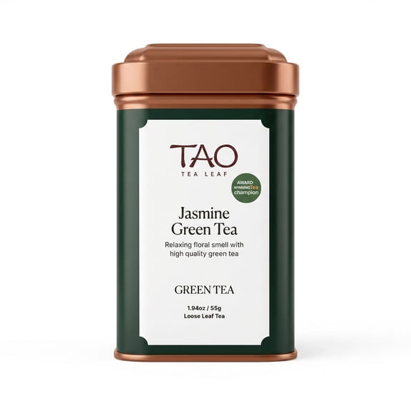 Tao Tea Leaf Jasmine Green Tea, 55g Loose Tea Tin