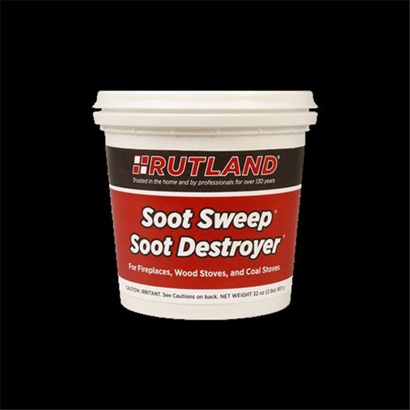 RUTLAND Soot Sweep Soot Remover - 2 Pound Tub