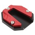thumbnail image 1 of Motorcycle Side Stand Plate Pad, Kickstand Extender Foot Side Stand Anodic Oxidation Coloring Wear Resistant Universal  For Outdoor  Black,Red,Blue, 1 of 8