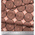 thumbnail image 2 of Soimoi Tissu en Rayonne Motif Losanges et Cercles Tissu Décoratif Imprimé au Mètre 42 Pouces de Large, 2 of 2