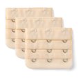thumbnail image 1 of INSPIRE CHIC Rallonges de Soutien-Gorge pour Femmes à 3 Crochets 3 Rangées Bretelle de Soutien-Gorge Extensible Boucle Crochets Bande de Soutien-Gorge Couleur Champagne 3, 1 of 5