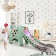 thumbnail image 3 of Patiojoy Kids Giraffe Slide Baby Play Climber Slide Set with Basketball Hoop Green, 3 of 5