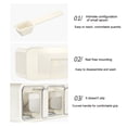 thumbnail image 5 of TopLLC Multifunctional Wall-mounted Kitchen Seasoning Box For Horizontal And Vertical Use Transparent Drawer With Spoon Sealed Seasoning Box kitchen seasoning jar, 5 of 5