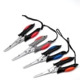 thumbnail image 2 of Fishing Gear Nose Lock Nose Fishing Pliers Stainless Steel Hook Remover Braid Cutter Rustproof Efficient Angling Tool, 2 of 9