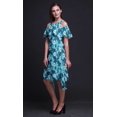 thumbnail image 2 of Bimba Robe Maxi Sans Manches à Fente avant Imprimée Teinture sur Nœuds Été Printemps pour Femmes - XX-Grand, 2 of 5