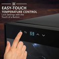 thumbnail image 4 of Ivation 24 Bottle Compressor Wine Cooler Refrigerator with Lock, Black, 4 of 8