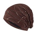 thumbnail image 1 of Tuque Tricotée Femme Automne et Hiver Turban Uni Tuque Piles de Tuques Tuque Respirante, 1 of 7