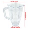 thumbnail image 3 of 5-Cup Square Top 6-Piece Plastic Jar Replacement Set for Oster Blenders, 3 of 7