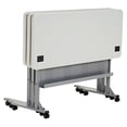 thumbnail image 5 of NPS BPFT Series 24x60" Plastic Flip-N-Store Training Table in Speckled Gray, 5 of 5