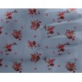 thumbnail image 4 of oneOone Georgette Viscose Fabric Leaves & Flower Floral Fabric Prints by Yard 42 Inch Wide, 4 of 4