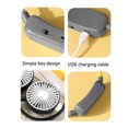 thumbnail image 3 of Portable Neck Fan,Personal Hand Free Fan,Dual Head Bendable Wearable 3 Speed Adjustable USB Rechargeable Hand Free Mini Hanging Fan For Office Travel, 3 of 8