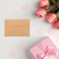 thumbnail image 4 of KAKOWELY small envelopes 50pcs Blank Invitation Envelopes Self Seal Envelopes A4 Card Envelopes Postcard Envelopes For Greeting Cards Mailing Weddings Invitations, 4 of 4