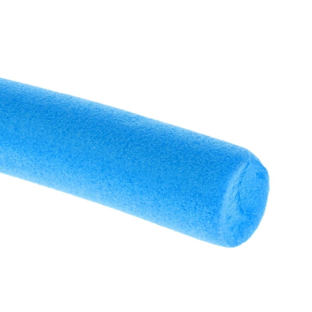 Lot de 2 nouilles de piscine droites en mousse EPE à haute flottabilité pour entraînement de natation, accessoires, bleu - 140 cm Lot de 2 nouilles de piscine droites en mousse EPE à haute flottabilité pour entraînement de natation, accessoires, bleu - 140 cm