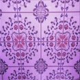 thumbnail image 1 of Ahgly Company Machine Washable Indoor Square Transitional Violet Purple Area Rugs, 6' Square, 1 of 7