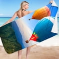 thumbnail image 1 of Daily Violete Microfiber Beach Towel Super Lightweight Colorful Bath Towel Sandproof Beach Blanket Multi-Purpose Towel For Travel Swimming Pool 30x60 Inch, 1 of 4