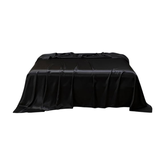 pstuiky Luxurious Washing Machine Friendly Silky Bed Sheet Soft Satin Fits Mattress Wrinkle Resistant Tear Proof 66.14X88.19 Inch Easy Care Breathable Bedding for Home